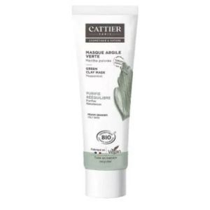 CATTIER MASQUE ARGILE VERTE Masque crème à l'argile verte, tube 100 ml