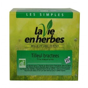La vie en herbes - Tilleul bractees BIO - 20 infusettes