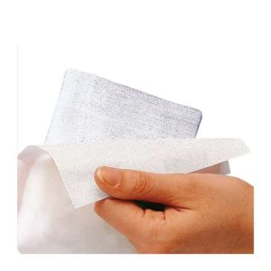 VLIWASOFT Compresse en non tissé, stérile, pochette de 2 compresses, 7,5 cm x 7,5 cm, sachet de 2, 50 sachets, bt 100