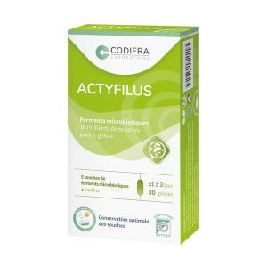 Codifra actyfilus confort intestinal 30 gélules•