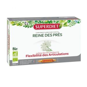 Superdiet Reine des près Bio - coffret 20 ampoules de 15 ml