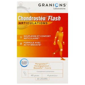 Chondrosteo flash 40 gélules