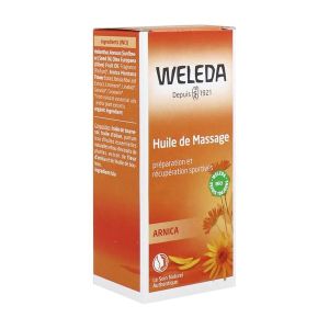 WELEDA ARNICA HUILE DE MASSAGE Huile de massage à l'extrait de fleur d'arnica bio, fl 50 ml