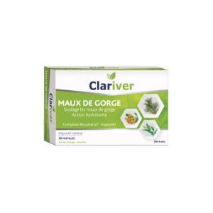 Cooper Clariver Maux de Gorge 20 Pastilles