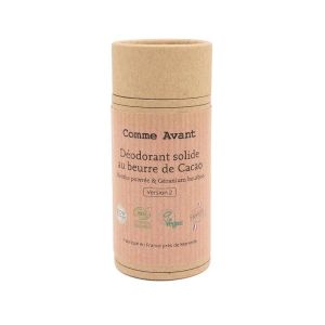 Comme Avant Déodorant solide au beurre de cacao géranium BIO - stick kraft 50 g