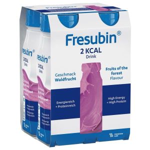 FRESUBIN 2 KCAL DRINK AROMES SUCRES Denrée alimentaire destinée à des fins médicales spéciales, fruits de la forêt, 200 ml x 4