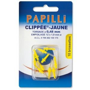Papilli®-clippee®-jaune
