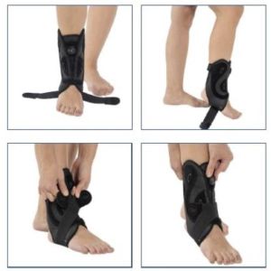 WINGMED ATTELLE DE CHEVILLE Attelle de cheville avec fermeture BOA, taille M, unité