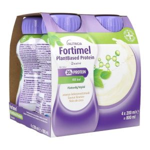 FORTIMEL PLANTBASED PROTEIN 2 KCAL DADFMS, saveur ananas - noix de coco, 200 ml x 4