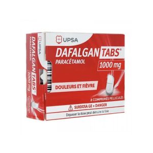 DAFALGAN Comprimé pelliculé 1 g, boîte 1 tube 8