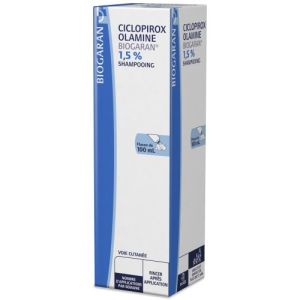 Ciclopirox Olamine Biogaran 1,5% Shampooing 100 Ml En Flacon
