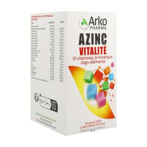 ARKO AZINC FORME ET VITALITE DES 15 ANS FLACON DE 120 GELULES