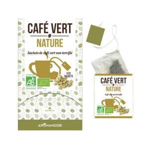 Aromandise Café vert BIO - 18 sachets