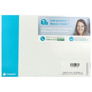 SENSURA MIO CLICK VISIO POCHE FERMEE MAXI Poche fermée, filtre intégré, système 2 pièces, textile neutre opaque, diamètre 40 mm (ref. 114029), bt 30