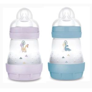 Mam Biberon Anticolique 160 Ml Africa Rose Tetine Debit 1 1