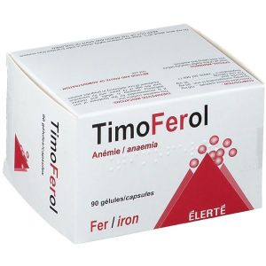 Timoferol (Sulfate Ferreux Acide Ascorbique) Gelules B/90