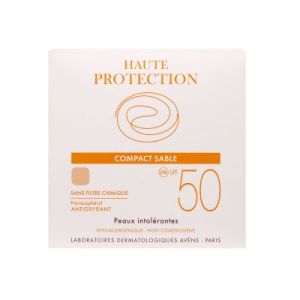 AVENE SOLAIRE HP 50+ PROTECTION MINERALE COMPACT TEINTE SABLE 10 G