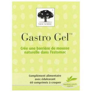 GASTRO GEL Comprimé à croquer, complément alimentaire protecteur gastrique naturel, pot plastique 60