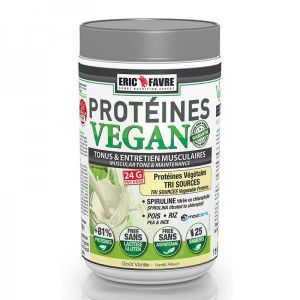 Eric Favre - Protéines vegan vanille - pot 2 kg