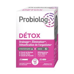 Probiolog Détox 15 gélules + 15 sticks