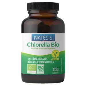 Natesis Chlorella BIO - 200 comprimés à 500 mg