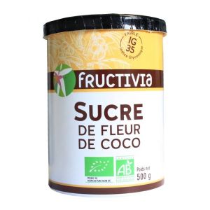 Fructivia Sucre de fleur de Coco BIO - pot 500 g