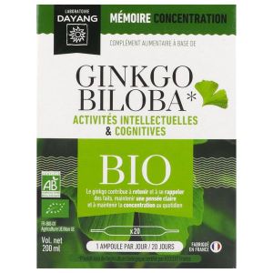 Dayang Ginkgo biloba BIO - 20 ampoules