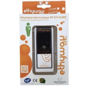 ETHYWAY V2 ETHYLOTEST Ethylotest électronique à capteur électrochimique, unité