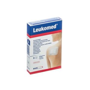 LEUKOMED Pansement multiextensible stérile, adhésif 4 côtés, 5 cm x 7,2 cm (ref. 72380-16), bt 5