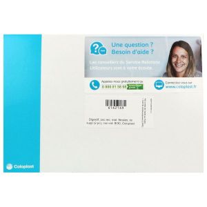 SENSURA MIO CLICK VISIO POCHE FERMEE MAXI Poche fermée, filtre intégré, système 2 pièces, textile neutre opaque, diamètre 60 mm (ref. 114229), bt 30