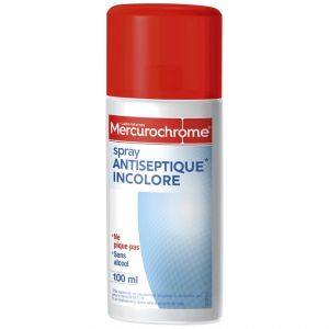 Merchurochrome Mercurochrome Spray Antiseptique Incolore Liquide Flacon 100 Ml 1