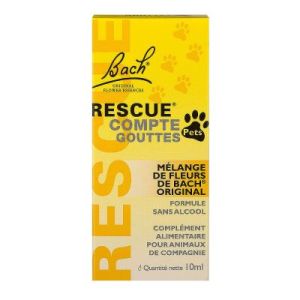 Rescue pets - solution sans alcool pour les animaux flacon 10 ml