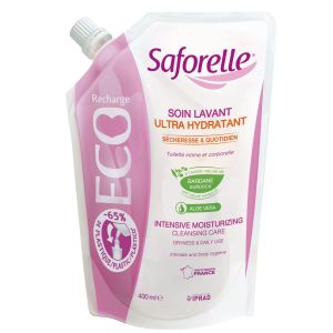 Saforelle Soin Lavant Ultra-Hydratant - Ancienne Formule Recharge 400 Ml 1