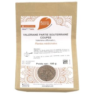 VALERIANE IPHYM Racine de valériane, vrac, coupée, bt 100 g