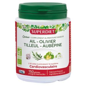Superdiet Quatuor Bio Cardiovasculaire - 150 gélules