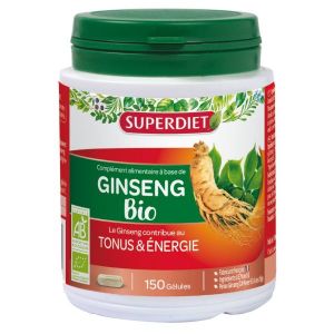 Superdiet Ginseng ( panax pur) BIO - 150 gélules