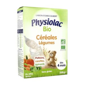 Physiolac Cereales Bio Aux Legumes Poudre Boite 200 G 1