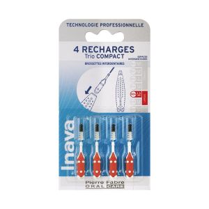 Inava Recharge Brossettes - Ref 272096 Blister Rouge 4