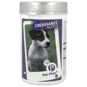 Pet-Phos Croissance Ca/P=2 Chien Comprime 100