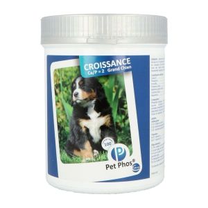 Pet-Phos Croissance Ca/P=2 Grand Chien Comprime 100