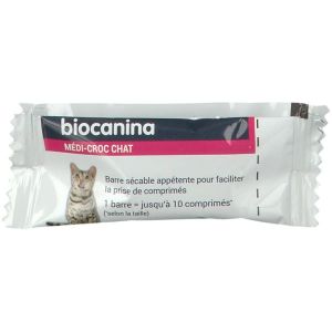 Biocanina Médi-Croc Chat Barre Sécable Appétente 10 g
