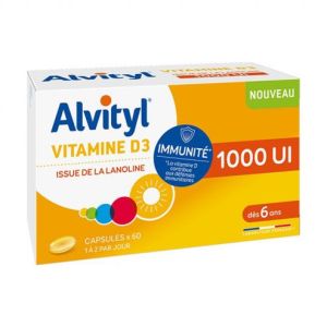 60 Alvityl Vitamine D3 1000 Ui