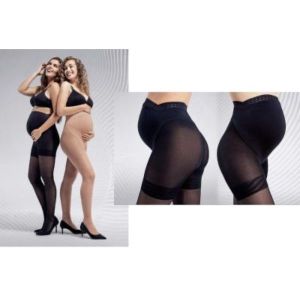 SMARTLEG 2 BB TRANSPARENT Collant médical de compression, maternité, classe 2, pour femme, délicate intense, normal, taille 0, paire