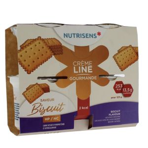 NUTRISENS CREMELINE GOURMANDE 2 KCAL Denrée alimentaire destinée à des fins médicales spéciales, biscuit, 4 x 200 g