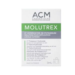 Molutrex 5% Hydroxyde De Potassium Solution Pour Application Cutanee Flacon 3 Ml 1