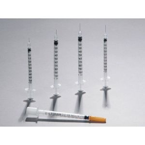 Seringue insuline OMNICAN 100 - 8 mm x 0,30  - Boite de 100