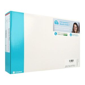 SENSURA MIO CLICK HAUT DEBIT POCHE STANDARD Poche vidable, système 2 pièces, haut débit, transparente, diamètre 50 mm, (ref. 186110), bt 10