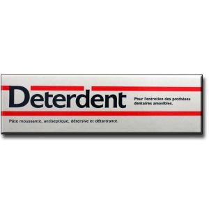 Deterdent Pate Dentifrice Pour Entretien Protheses Dentaires Amovibles 75 Ml 1