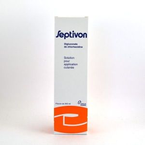 SEPTIVON 1,5 % (digluconate de chlorhexidine) solution pour application cutanée 250 ml en flacon