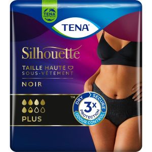 Tena Silhouette Normal Sous Vetement Sachet Noir Tm 9